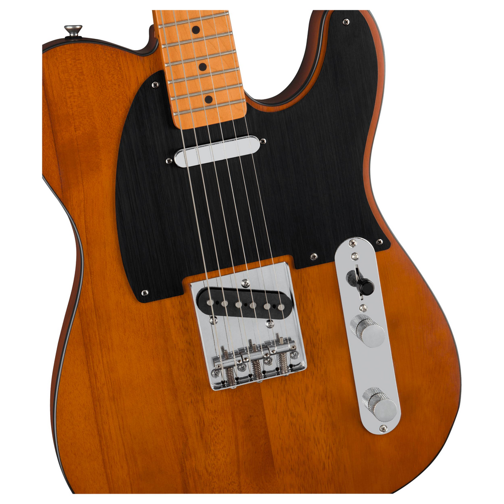Squier 40th Anniversary Telecaster Vintage Edition Electric Guitar Maple Neck Satin Mocha