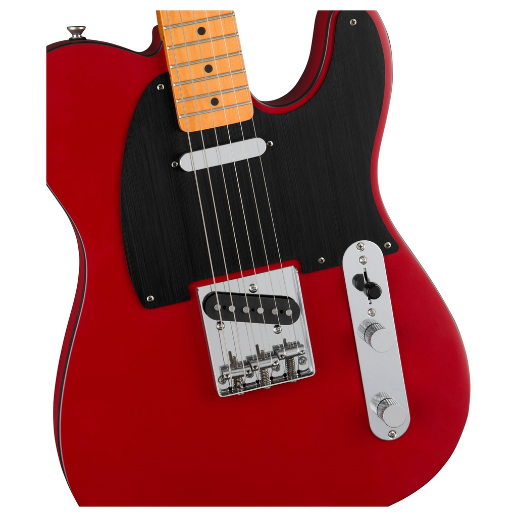 Squier 40th Anniversary Telecaster Vintage Electric Guitar Maple Fingerboard Satin Dakota Red