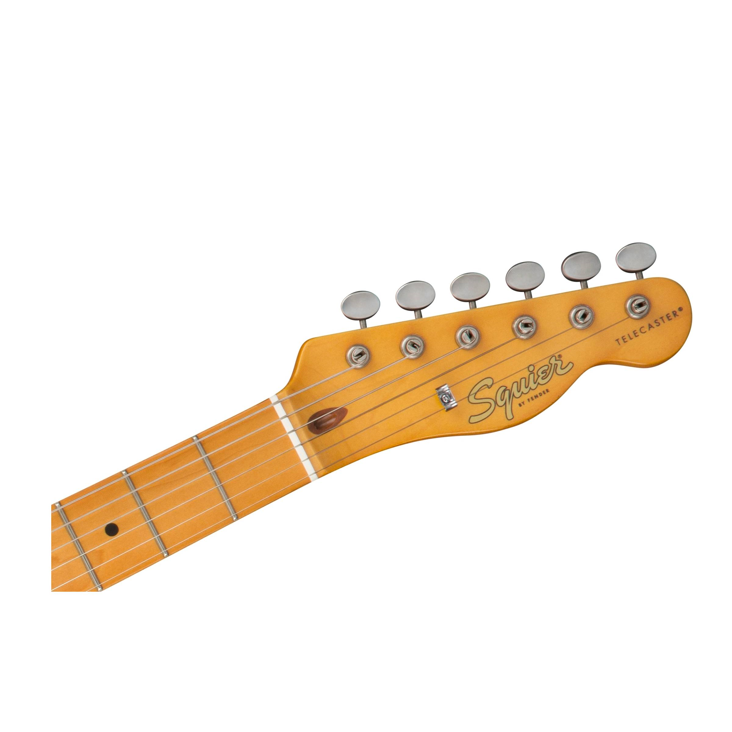 Squier 40th Anniversary Telecaster Vintage Electric Guitar Maple Fingerboard Satin Dakota Red