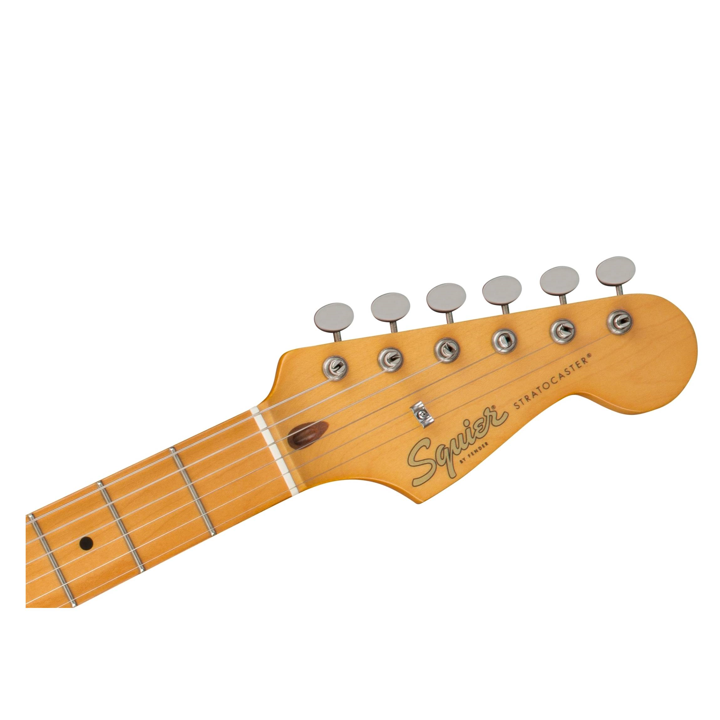 Squier 40th Anniversary Stratocaster Vintage Edition Electric Guitar Maple Fingerboard Satin Seafoam Green