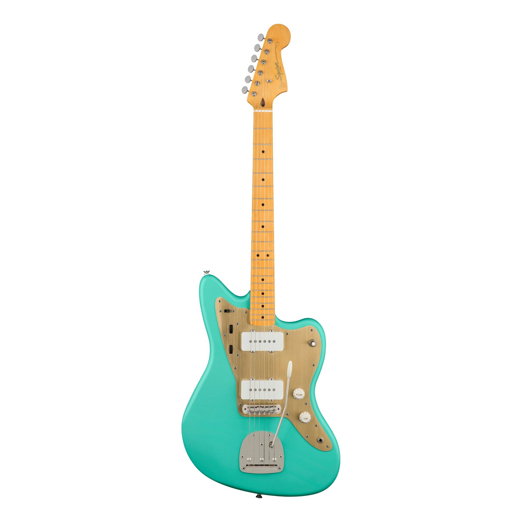 Squier 40th Anniversary Jazzmaster Vintage Edition Electric Guitar Maple Fingerboard Satin Seafoam Green
