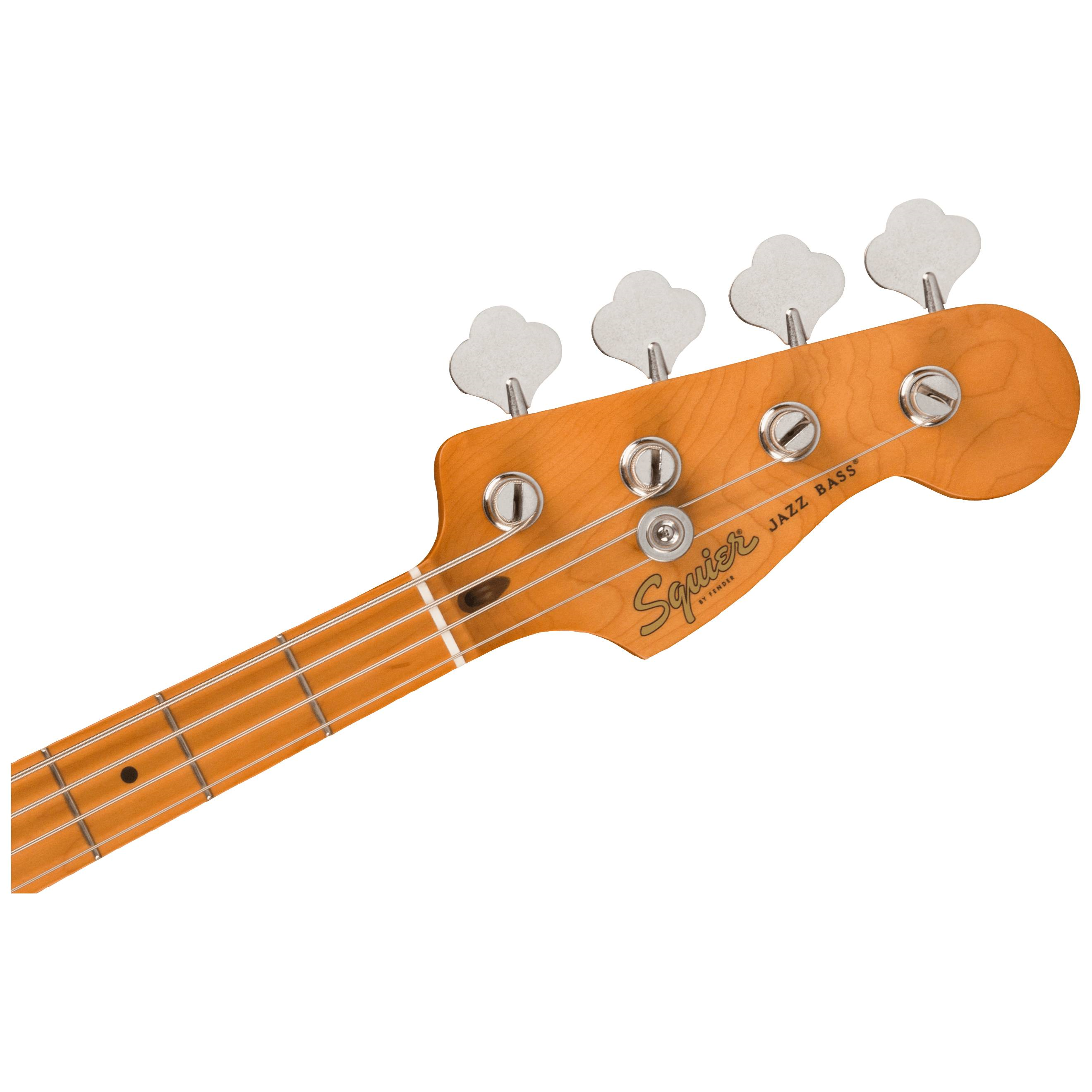 Squier 40th Anniversary Jazz Bass Guitar Vintage Edition Maple Fingerboard Satin Seafoam Green