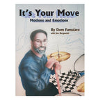 It's Your Move drum book by Dom Famularo, featuring pages with drum notation and exercises for drummers.