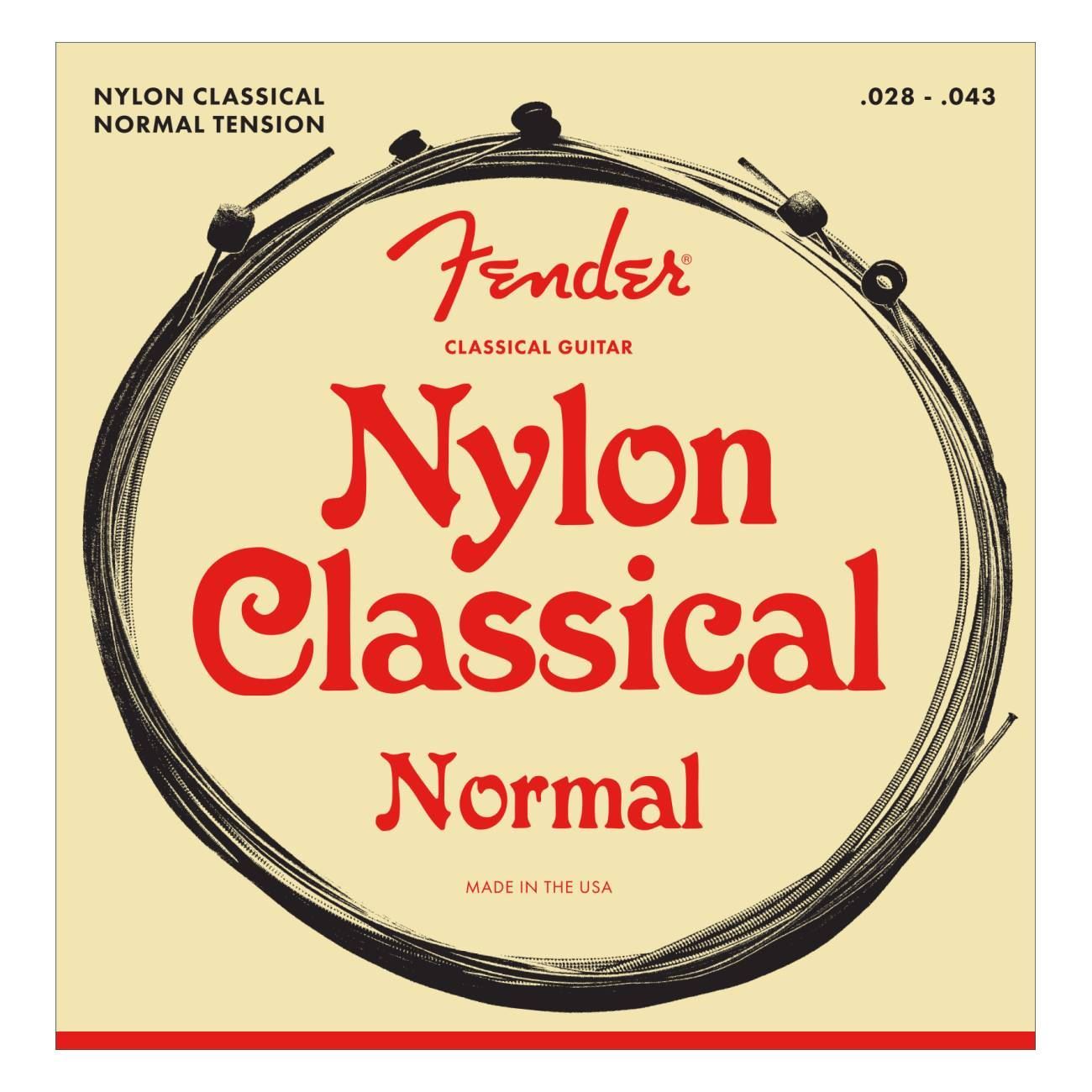 Fender Nylon Acoustic Strings 130 Clear/Silver .028 .043 (6)
