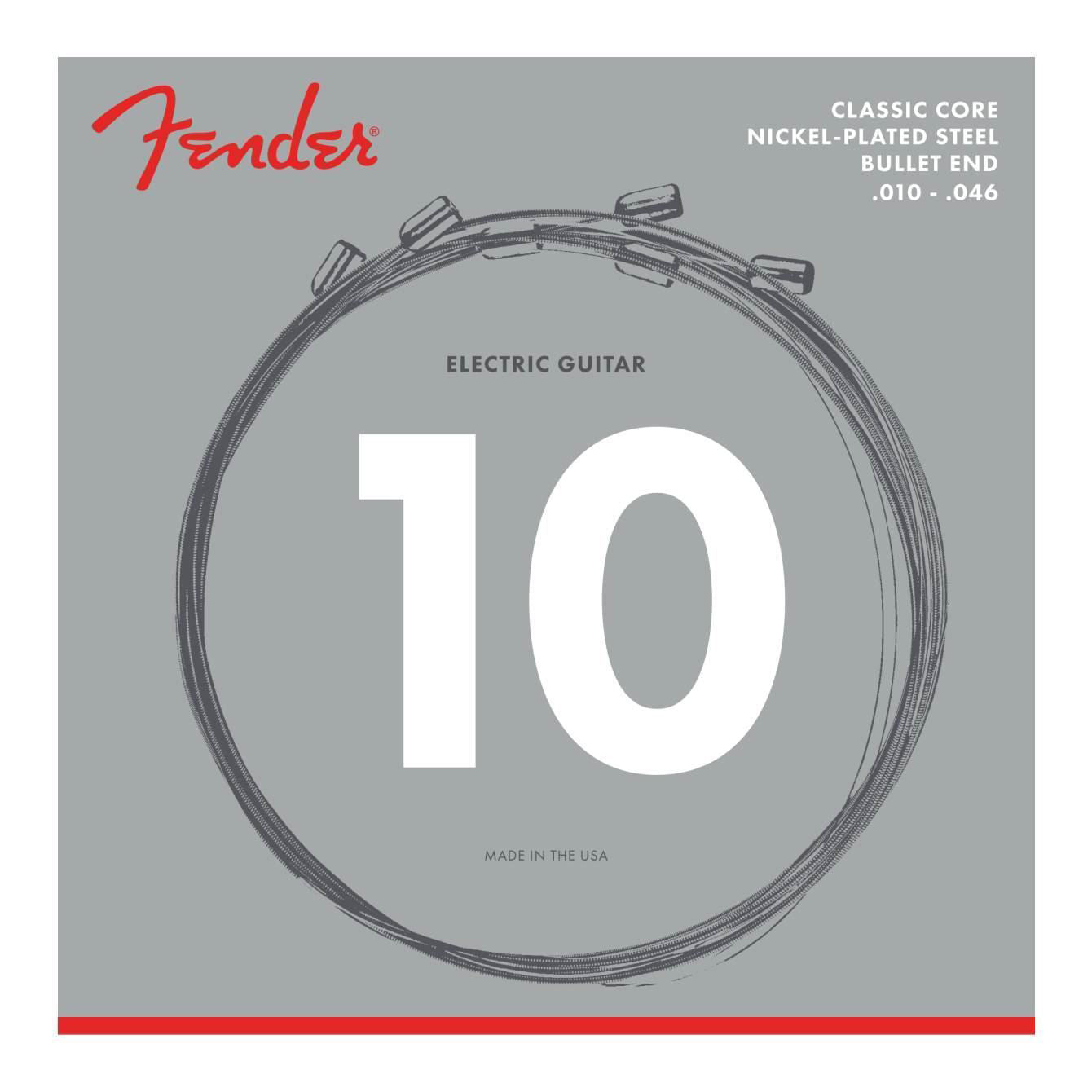 Fender Clas Core Electric Guitar Strings 3255L Nickel Steels (.010 .046)
