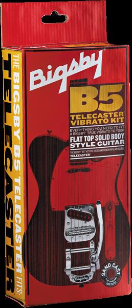 Bigsby B5 Telecaster Guitar Modification Vibrato Kit in Chrome