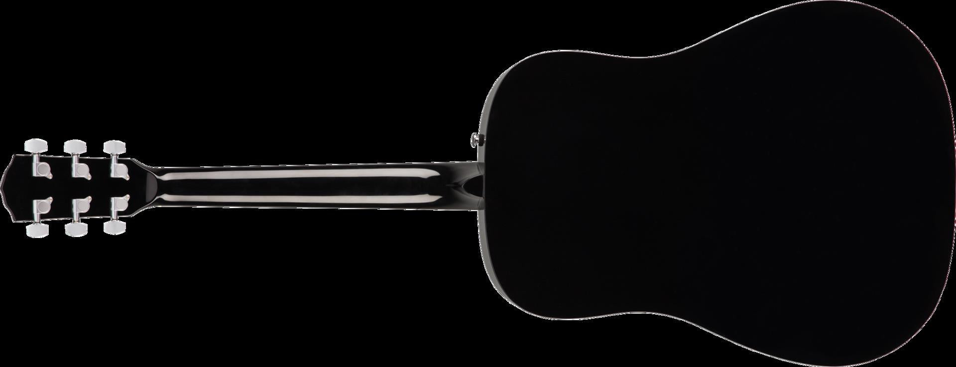 Fender CD-60S Dreadnought Acoustic Guitar with Walnut Fretboard - Black