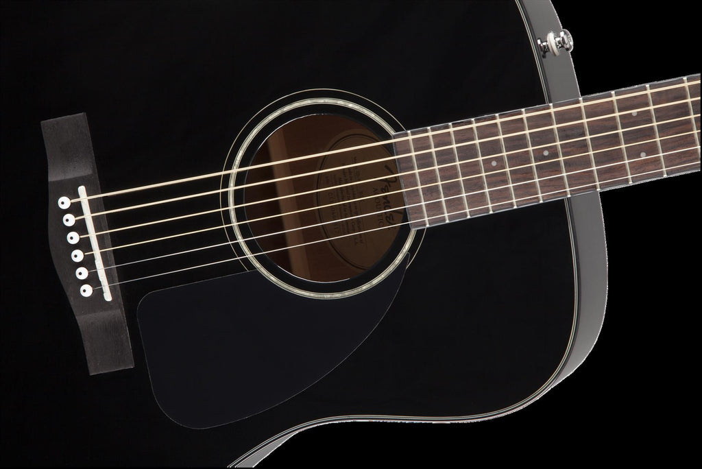 Fender CD-60 Dreadnought V3 Acoustic Guitar - WN - Black