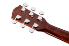 Fender CD-60SCE dreadnought acoustic guitar with all-mahogany body and walnut fingerboard, showcasing the guitar's rich wood finish.
