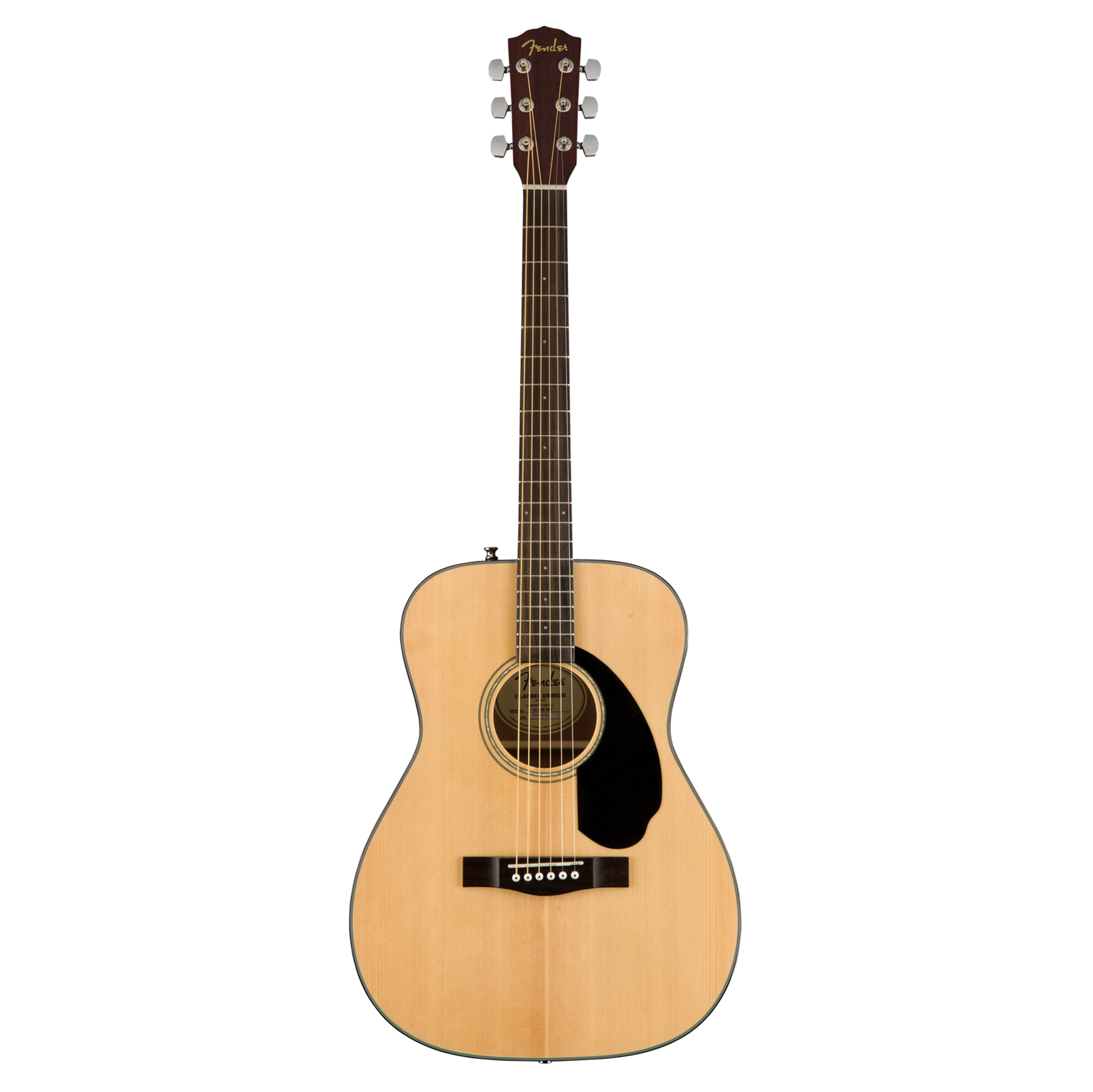 Fender CC-60S Concert Acoustic Guitar with Walnut Fingerboard in Natural