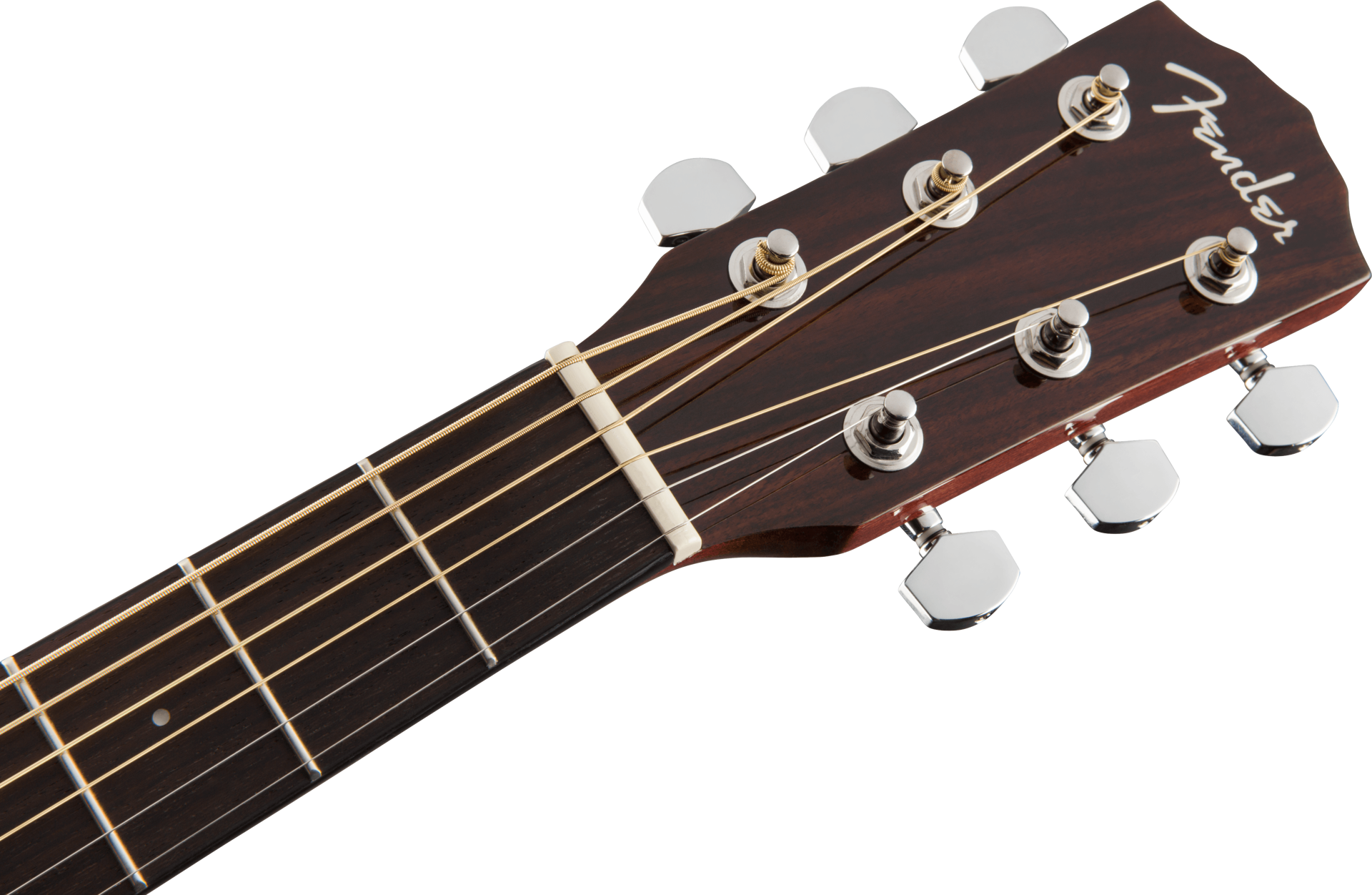 Fender CC-140SCE Dreadnought Acoustic Guitar with Walnut Fingerboard & Case in Natural