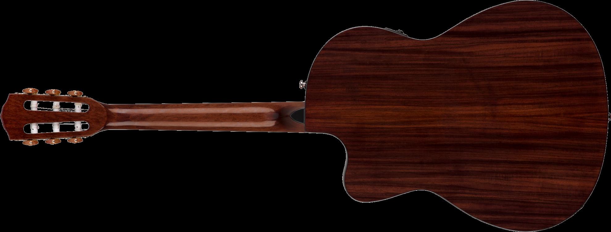 Fender CN 140SCE Nylon Thinline Walnut Fretboard - Natural w/Case