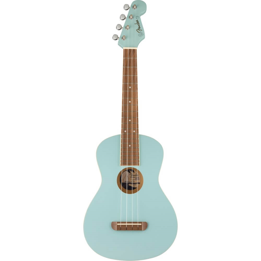 Fender Avalon Tenor Ukulele with Walnut Fretboard - Daphne Blue