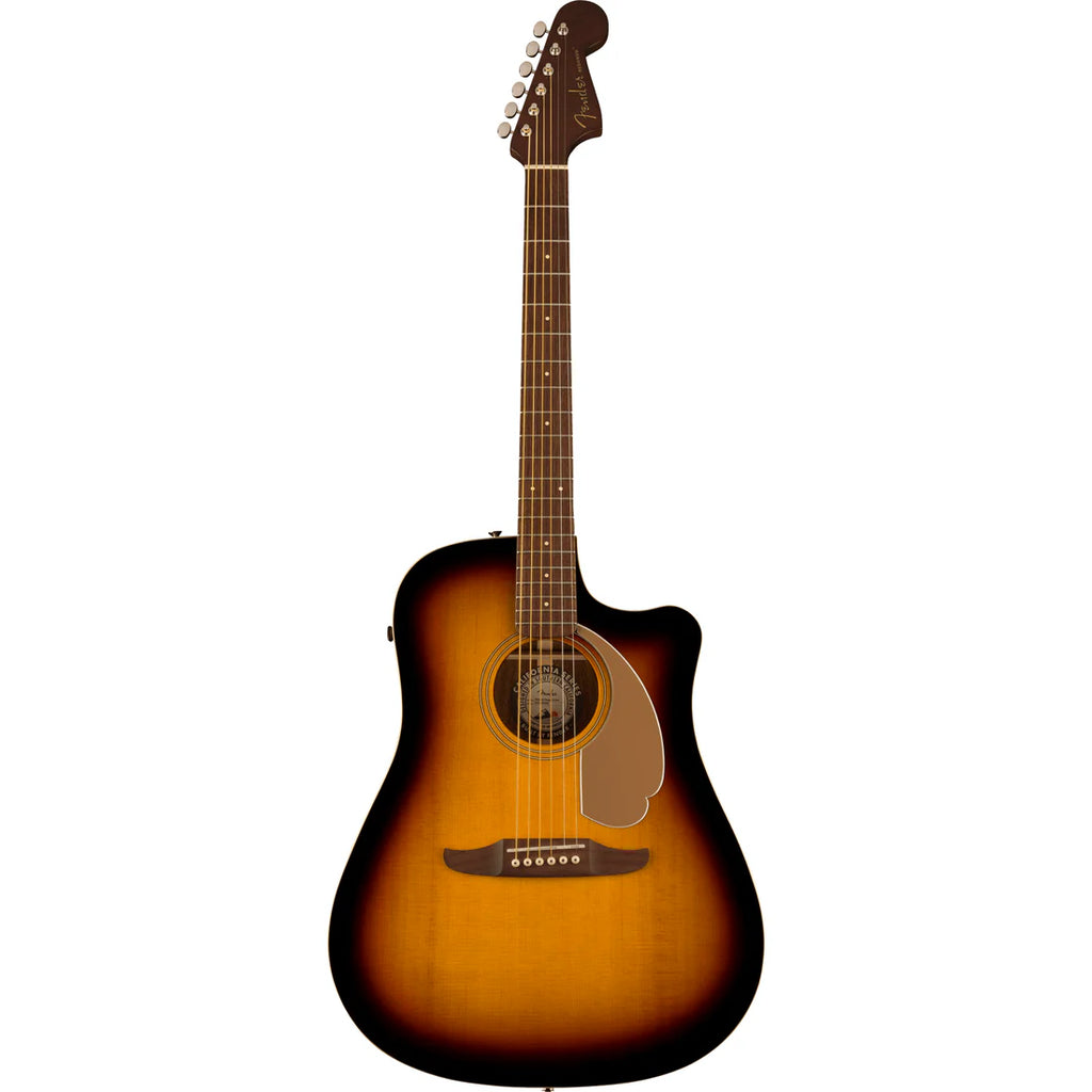 Fender Redondo Player Acoustic Guitar with Gold Pickguard in Sunburst