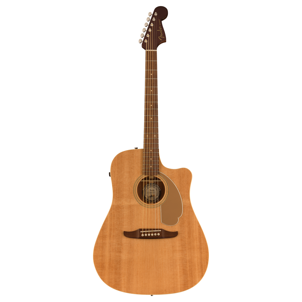 Fender Redondo Player Acoustic Guitar with Gold Pickguard in Natural