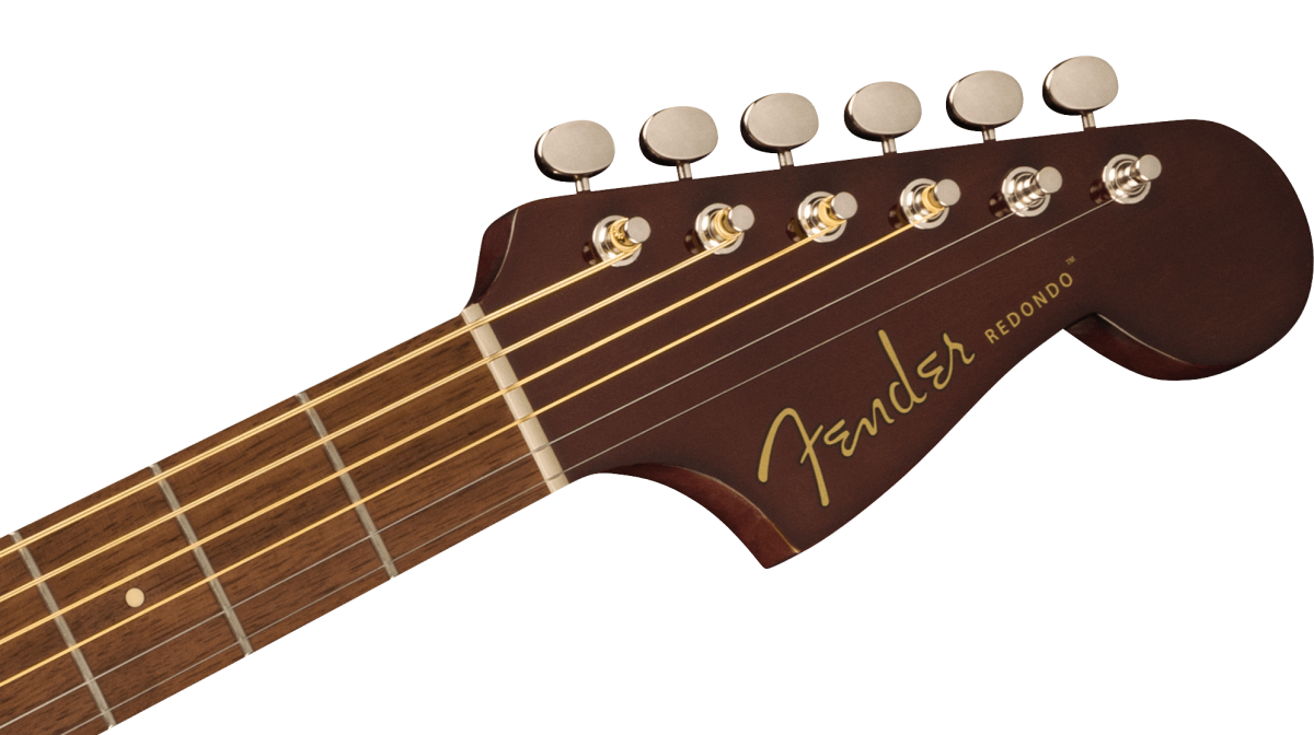 Fender Redondo Player Acoustic Guitar with Gold Pickguard in Natural