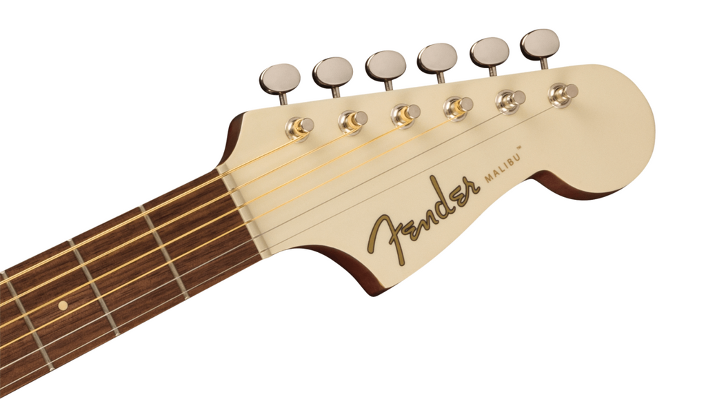 Fender Malibu Player Acoustic Guitar in Olympic White