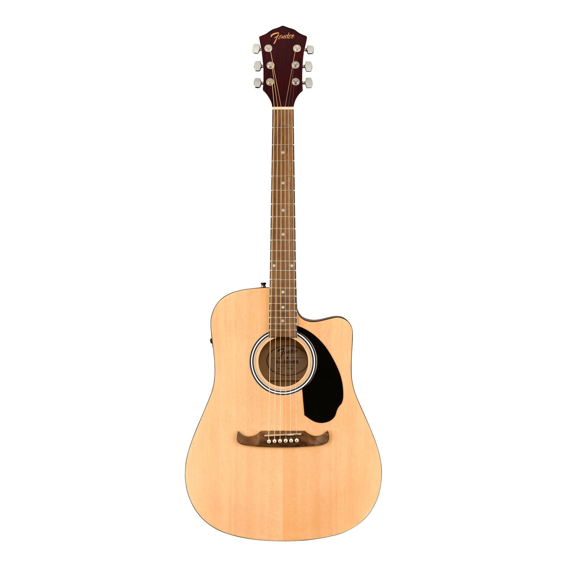 Fender FA-125CE Dreadnought Acoustic Guitar with Walnut Fingerboard in Natural
