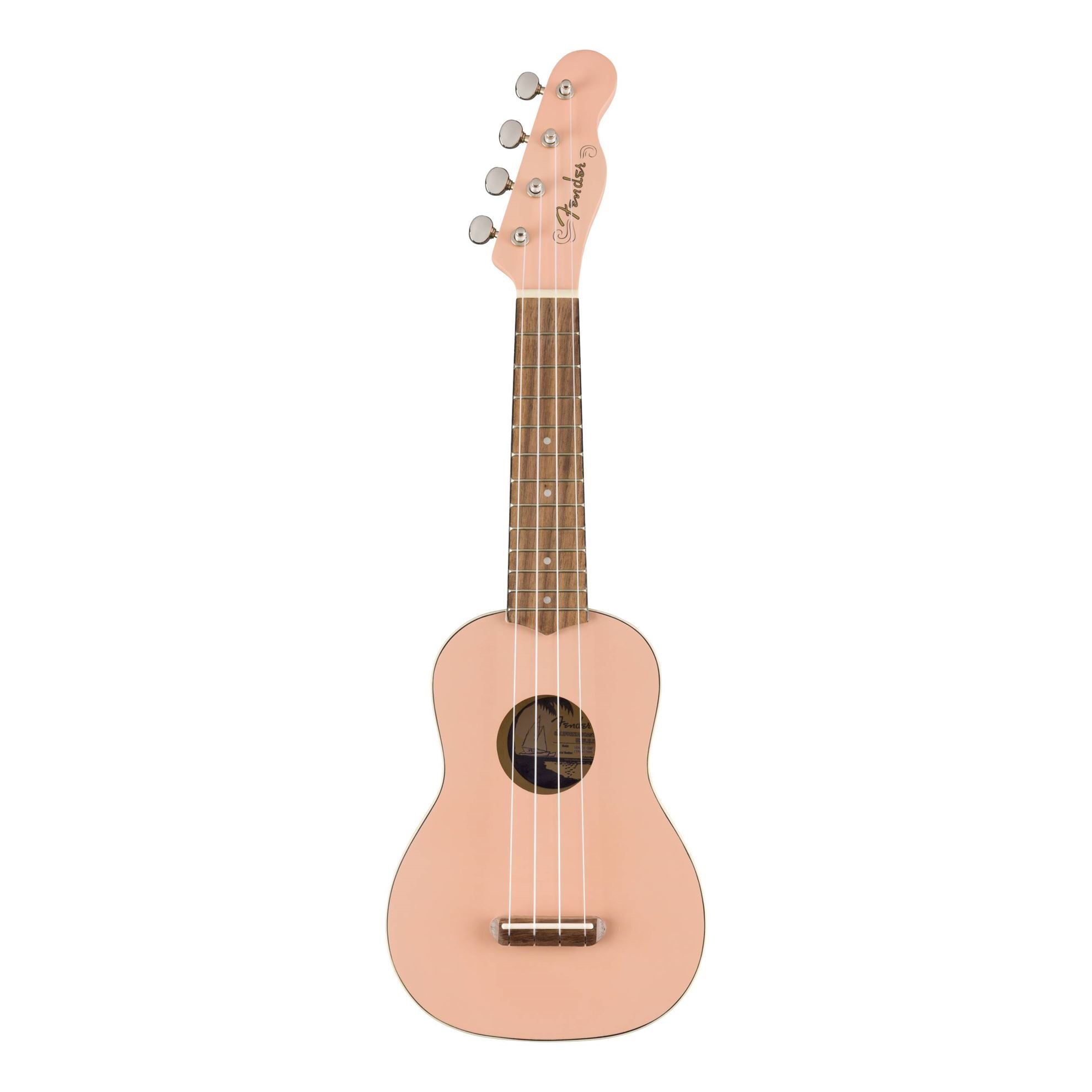 Fender Venice Soprano Ukulele Shell Pink