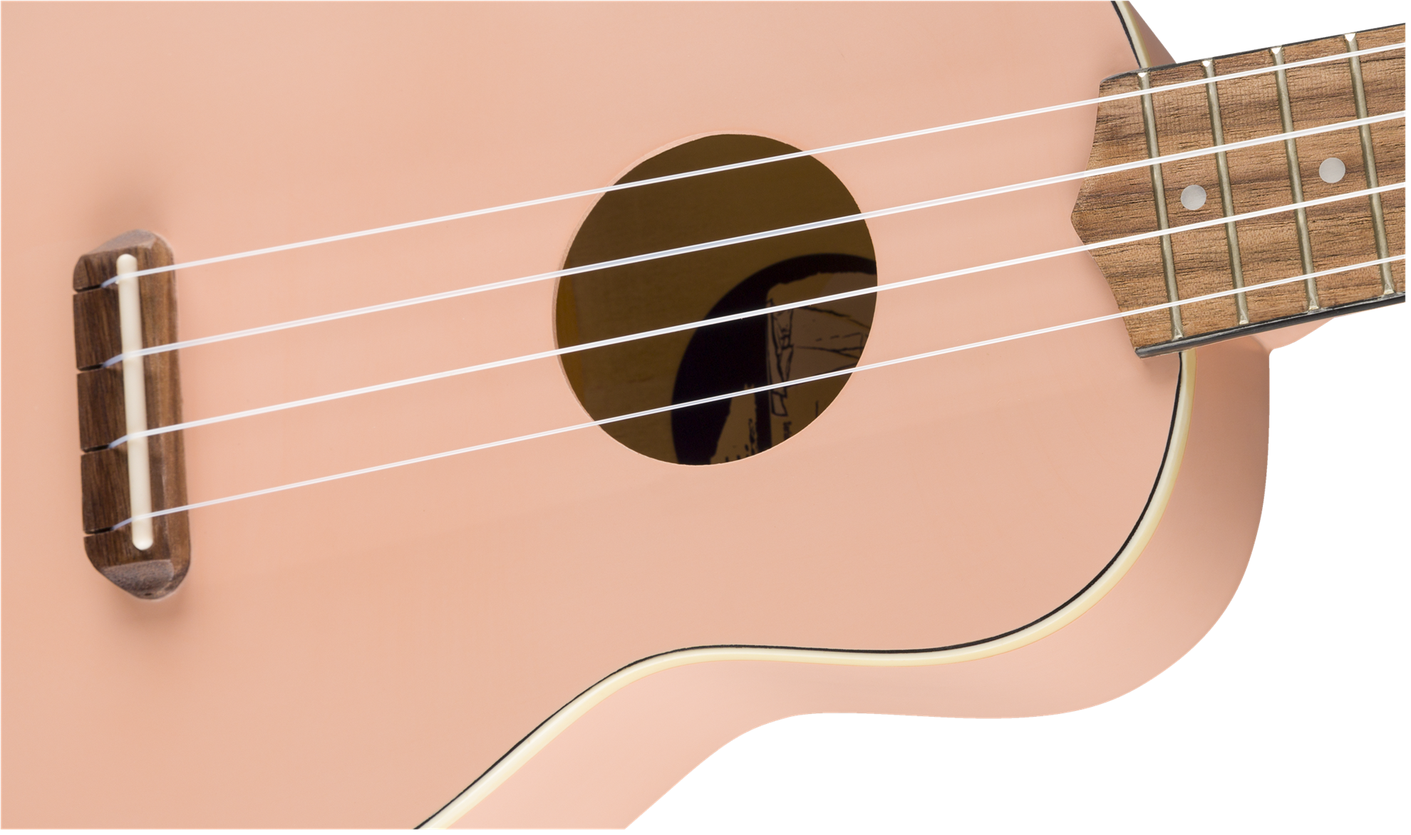 Fender Venice Soprano Ukulele Shell Pink