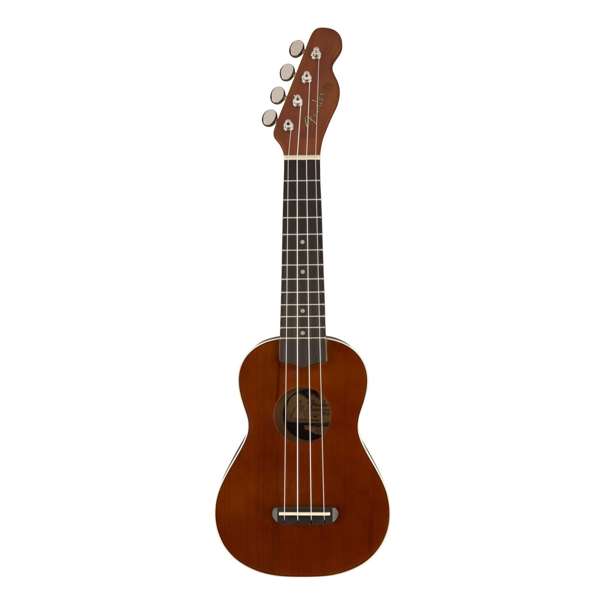 Fender Venice Soprano Ukulele with Walnut Fingerboard in Natural