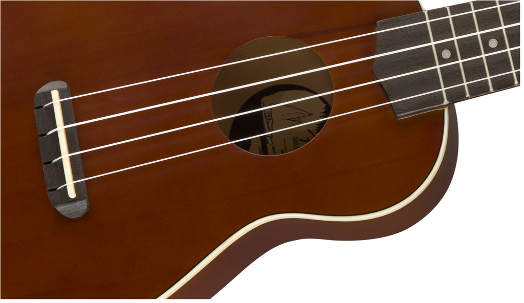 Fender Venice Soprano Ukulele with Walnut Fingerboard in Natural