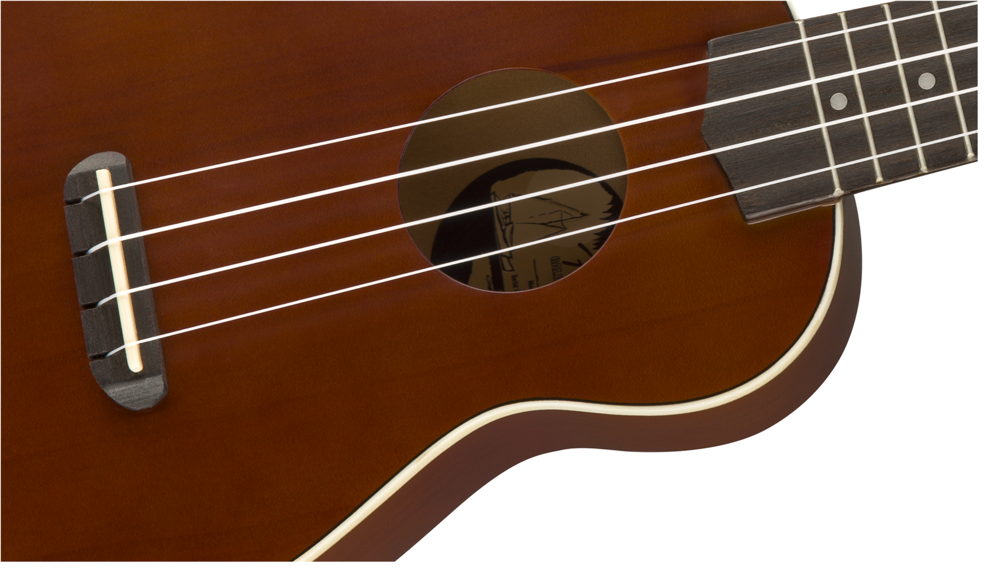 Fender Venice Soprano Ukulele with Walnut Fingerboard in Natural