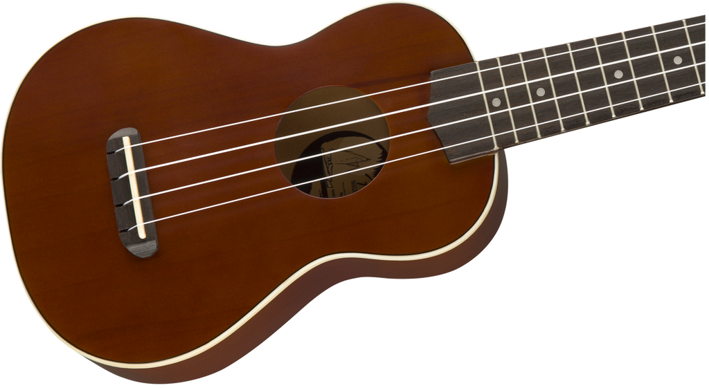 Fender Venice Soprano Ukulele with Walnut Fingerboard in Natural