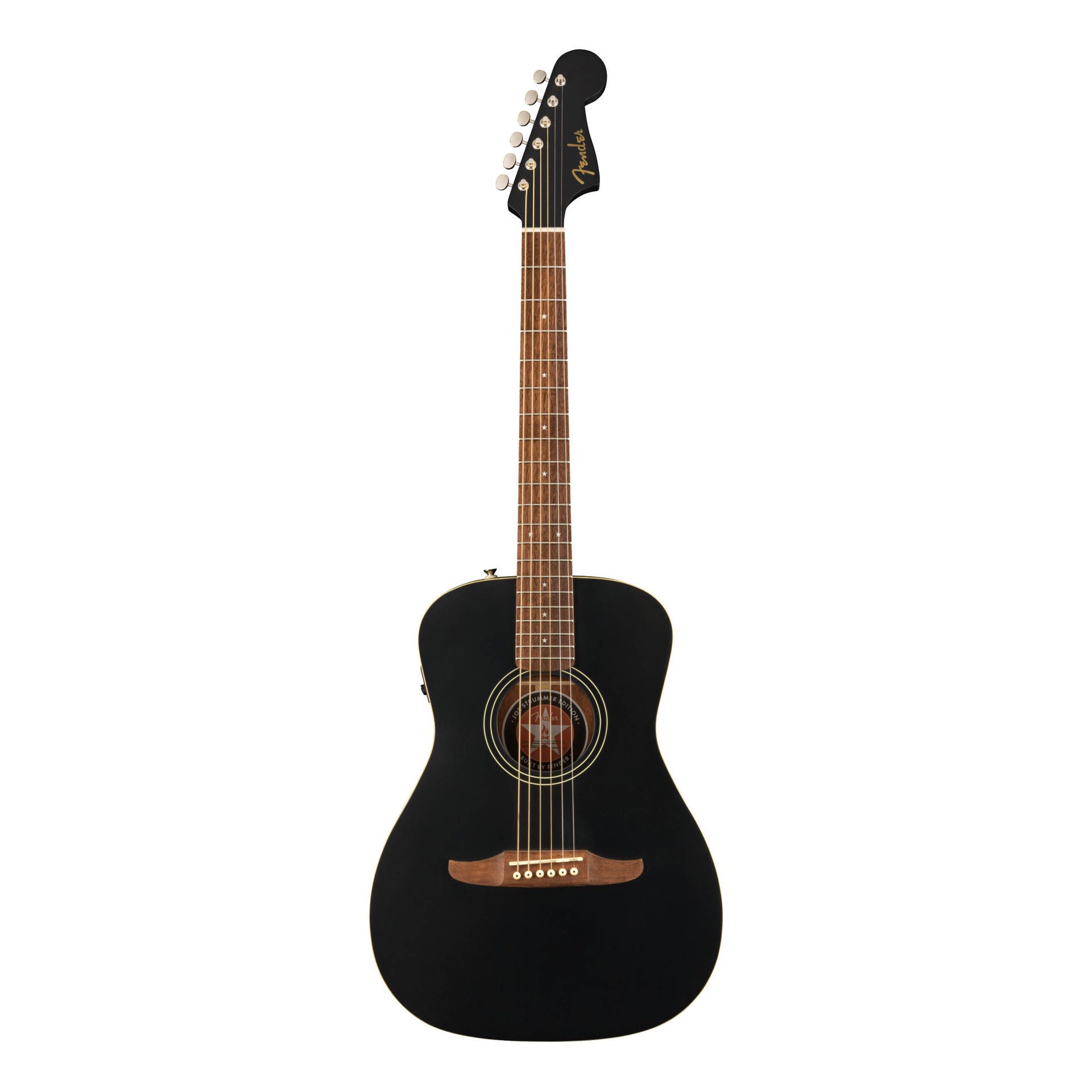 Fender Joe Strummer Campfire Acoustic Guitar with Walnut Fingerboard in Matte Black