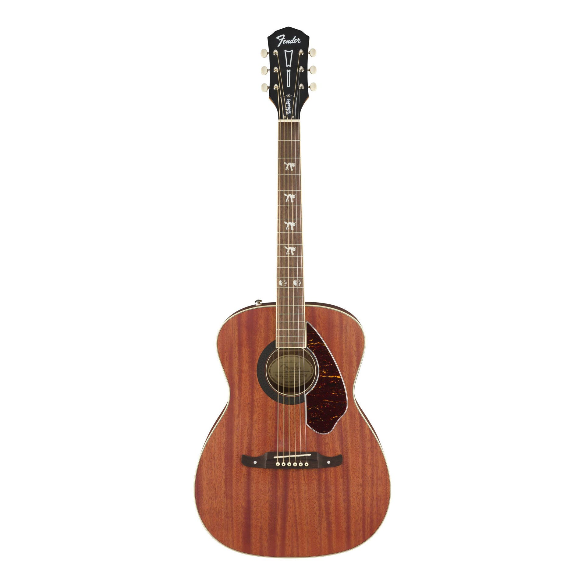 Fender Tim Armstrong Hellcat Acoustic Guitar with Walnut Fingerboard in Natural