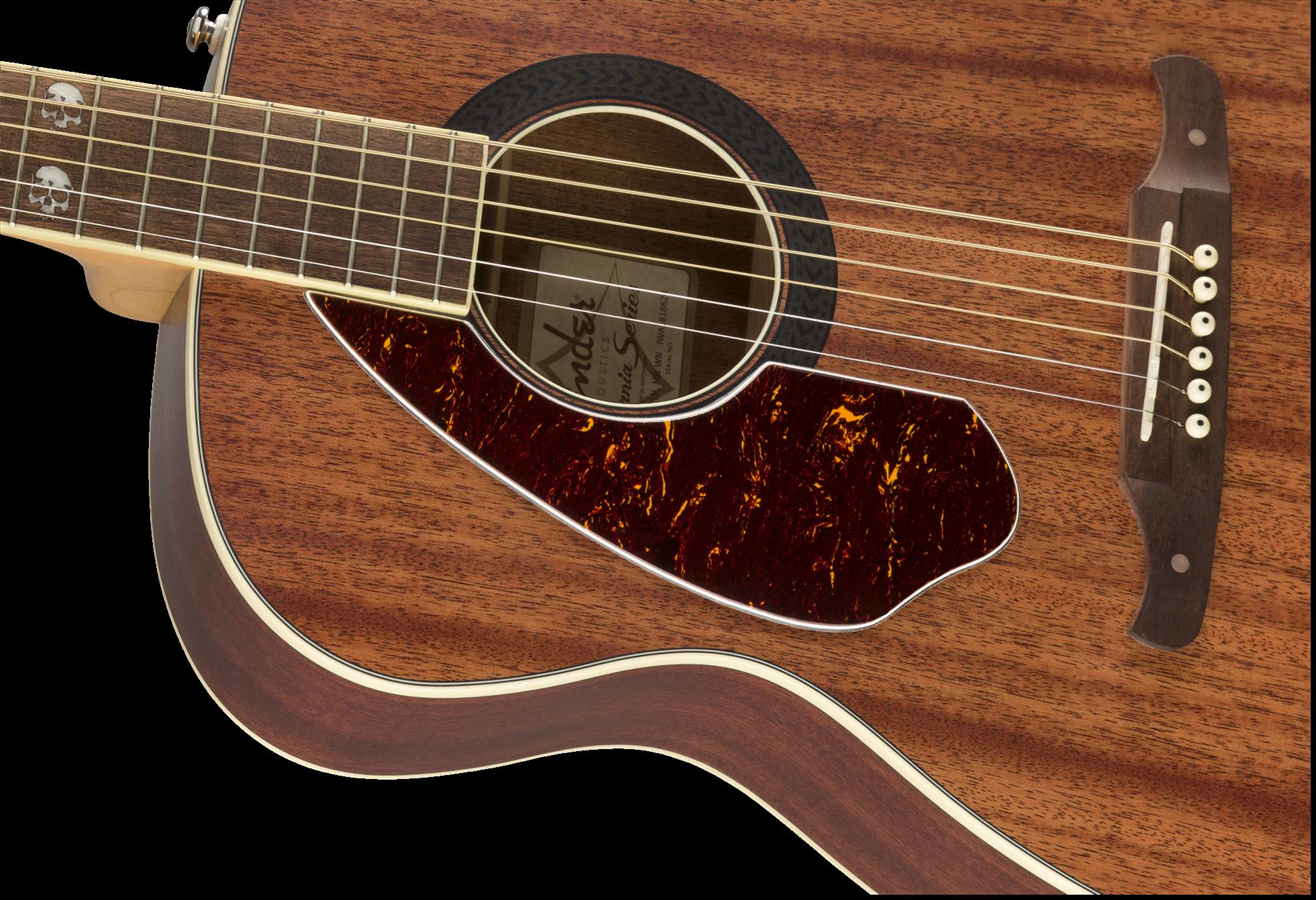 Fender Tim Armstrong Hellcat Left-Handed Acoustic Electric Guitar with Walnut Fingerboard in Natural