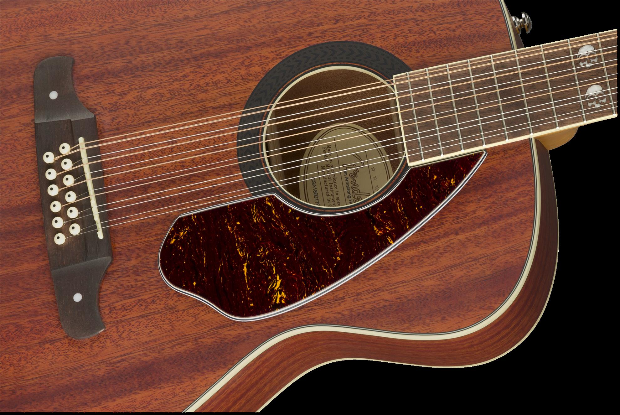Fender Tim Armstrong Hellcat 12-String Acoustic Electric Guitar with Walnut Fingerboard in Natural