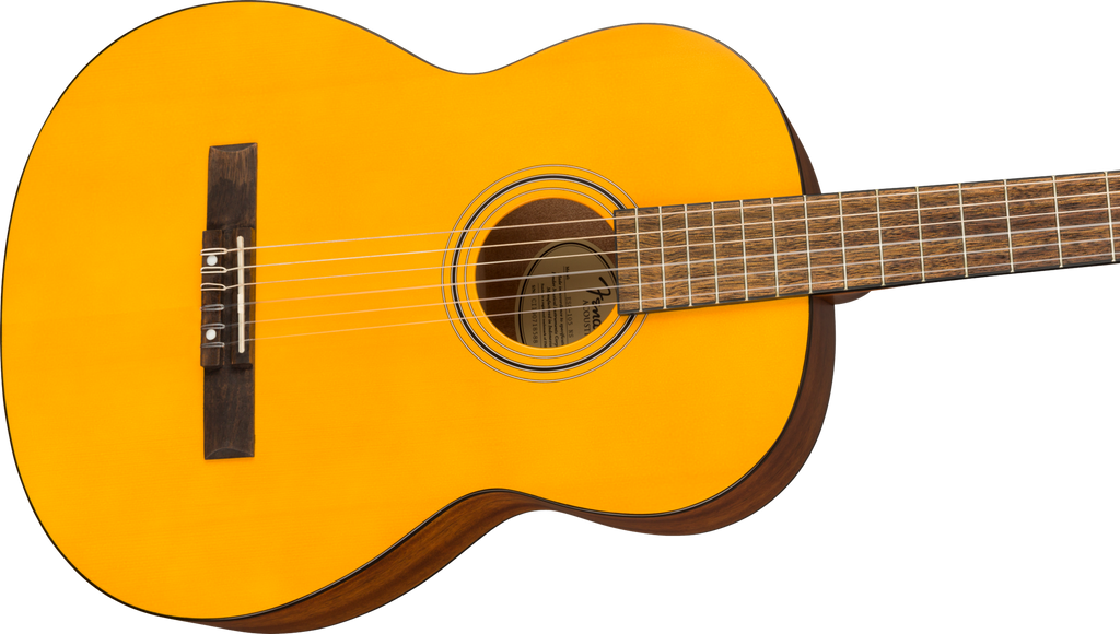 Fender ESC105 Classical Guitar with nylon strings and traditional wood finish, designed for educational and beginner players.