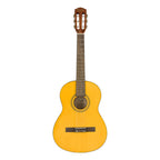 Fender ESC80 Educational Classical Guitar with nylon strings and traditional wood finish, suitable for beginner players.