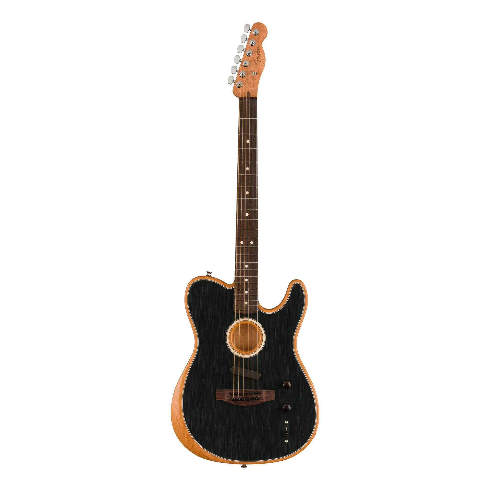 Fender Acoustasonic Player Telecaster Electric Guitar - Rosewood Fingerboard - Brushed Black