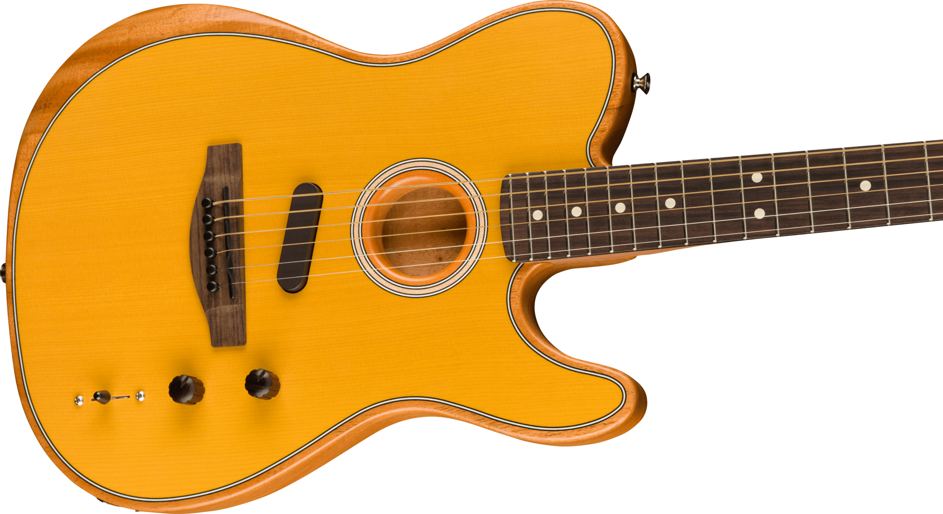 Fender Acoustasonic Player Telecaster Electric Guitar - Rosewood Fingerboard - Butterscotch Blonde
