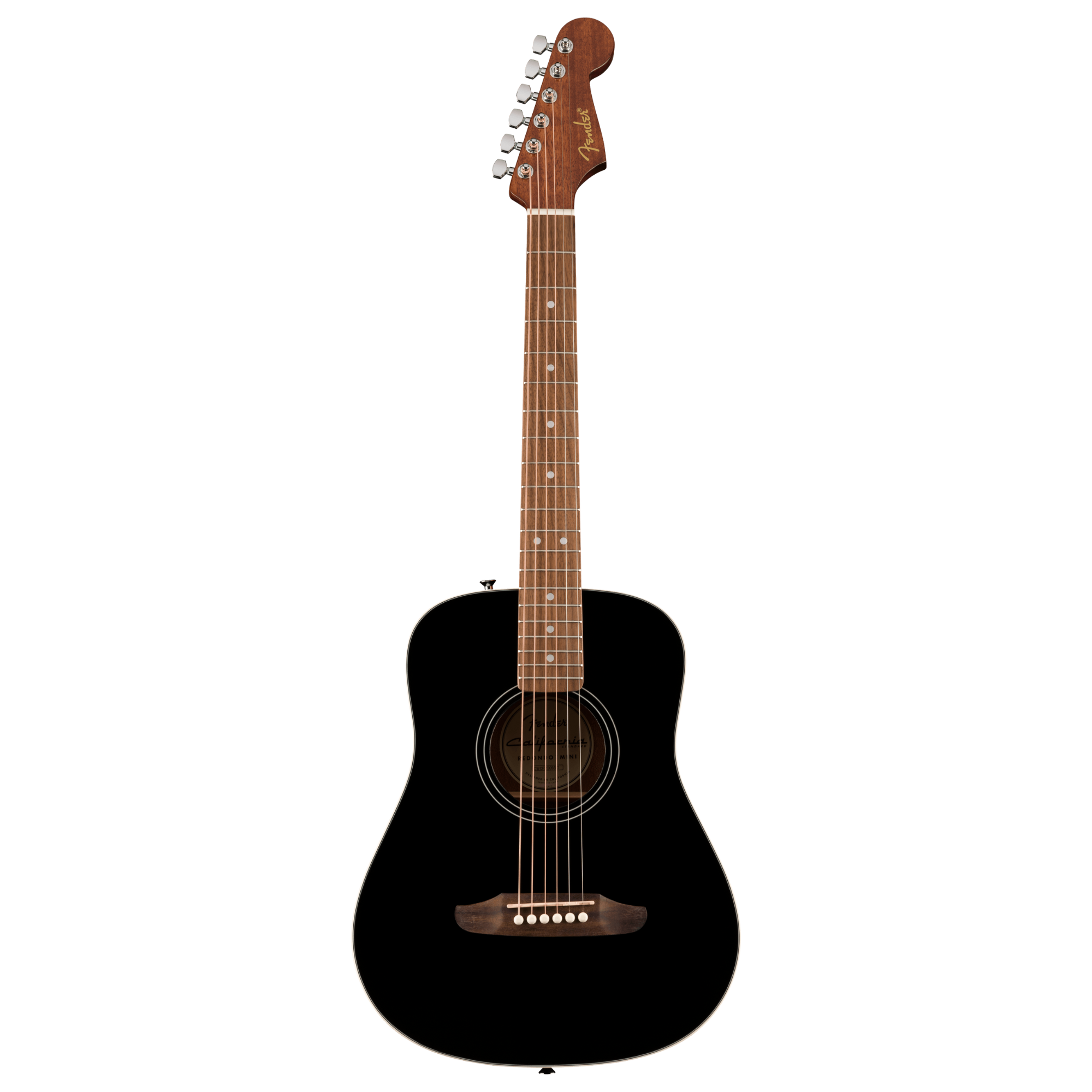 Fender California Standard Redondo Mini w/Bag Spruce Top - Black