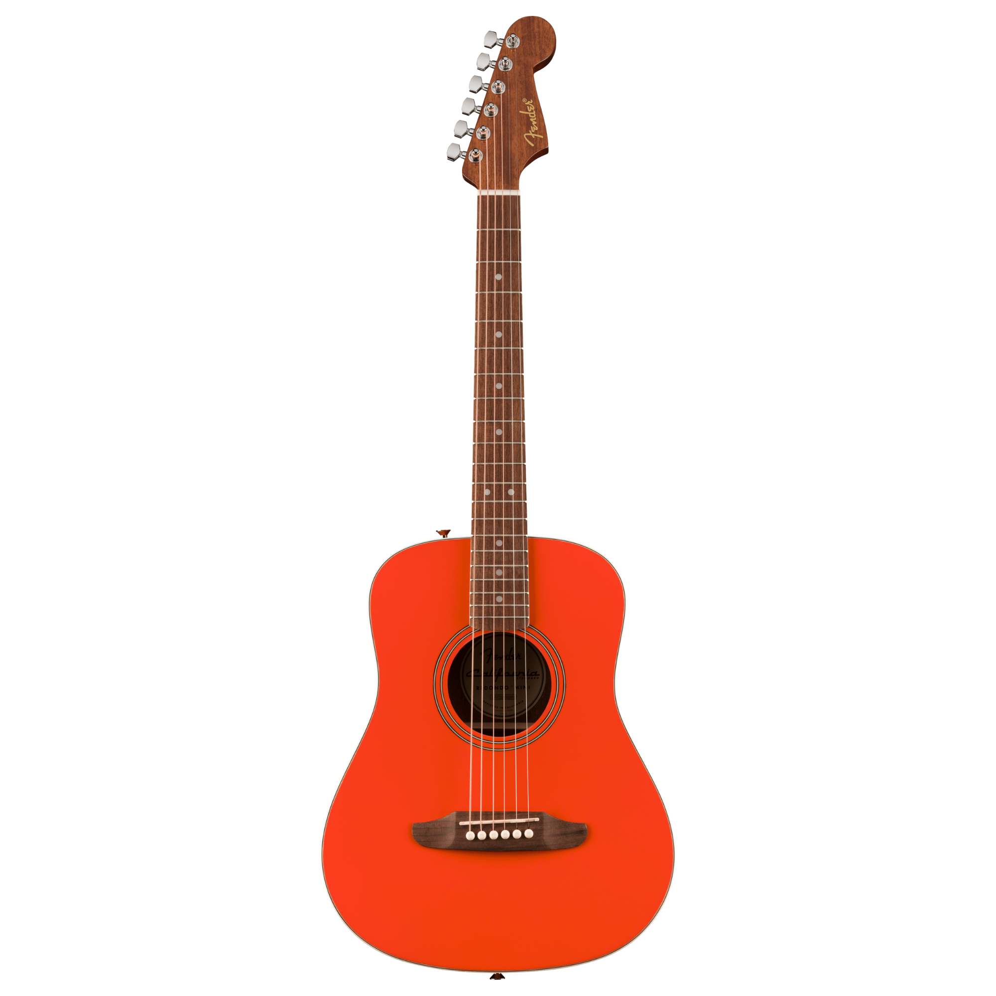 Fender California Standard Redondo Mini w/Bag Spruce Top - Fiesta Red