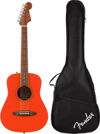 Fender California Standard Redondo Mini w/Bag Spruce Top - Fiesta Red