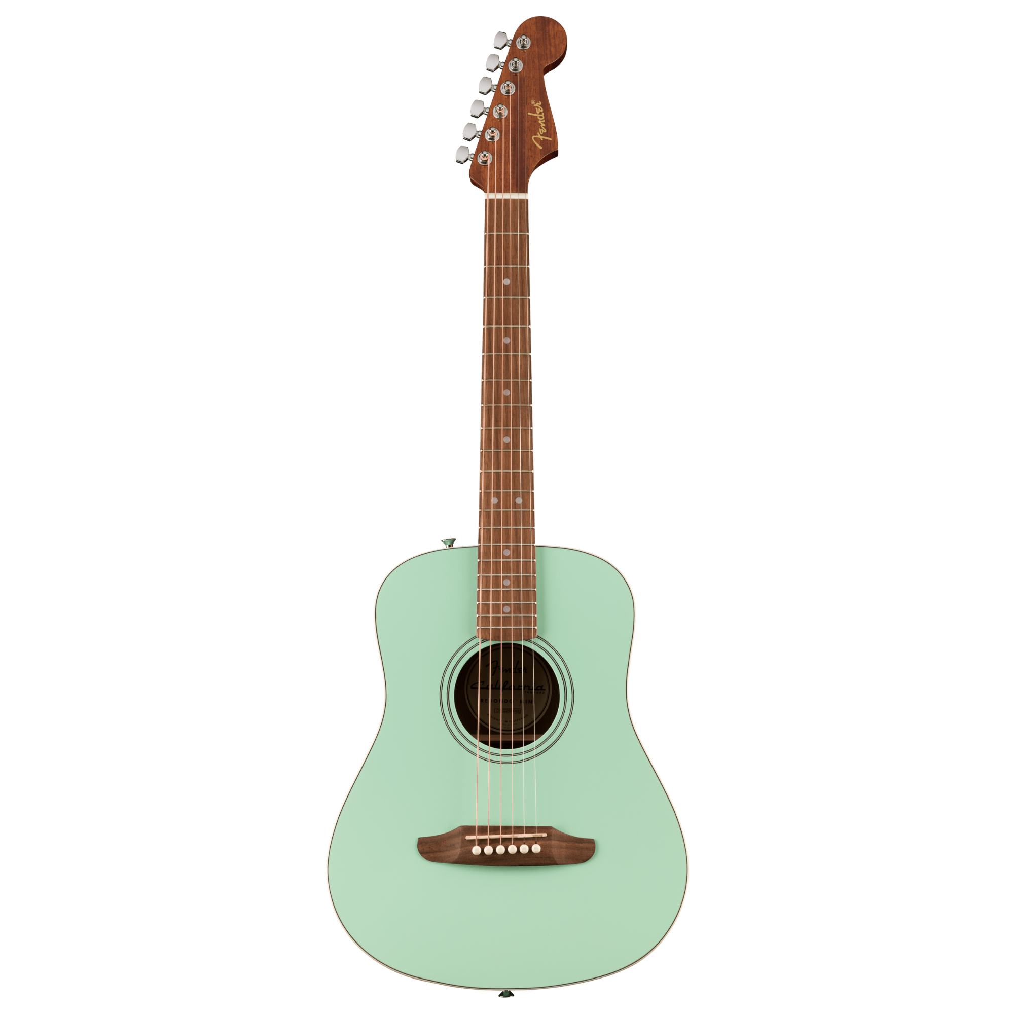 Fender California Standard Redondo Mini w/Bag Spruce Top - Surf Green