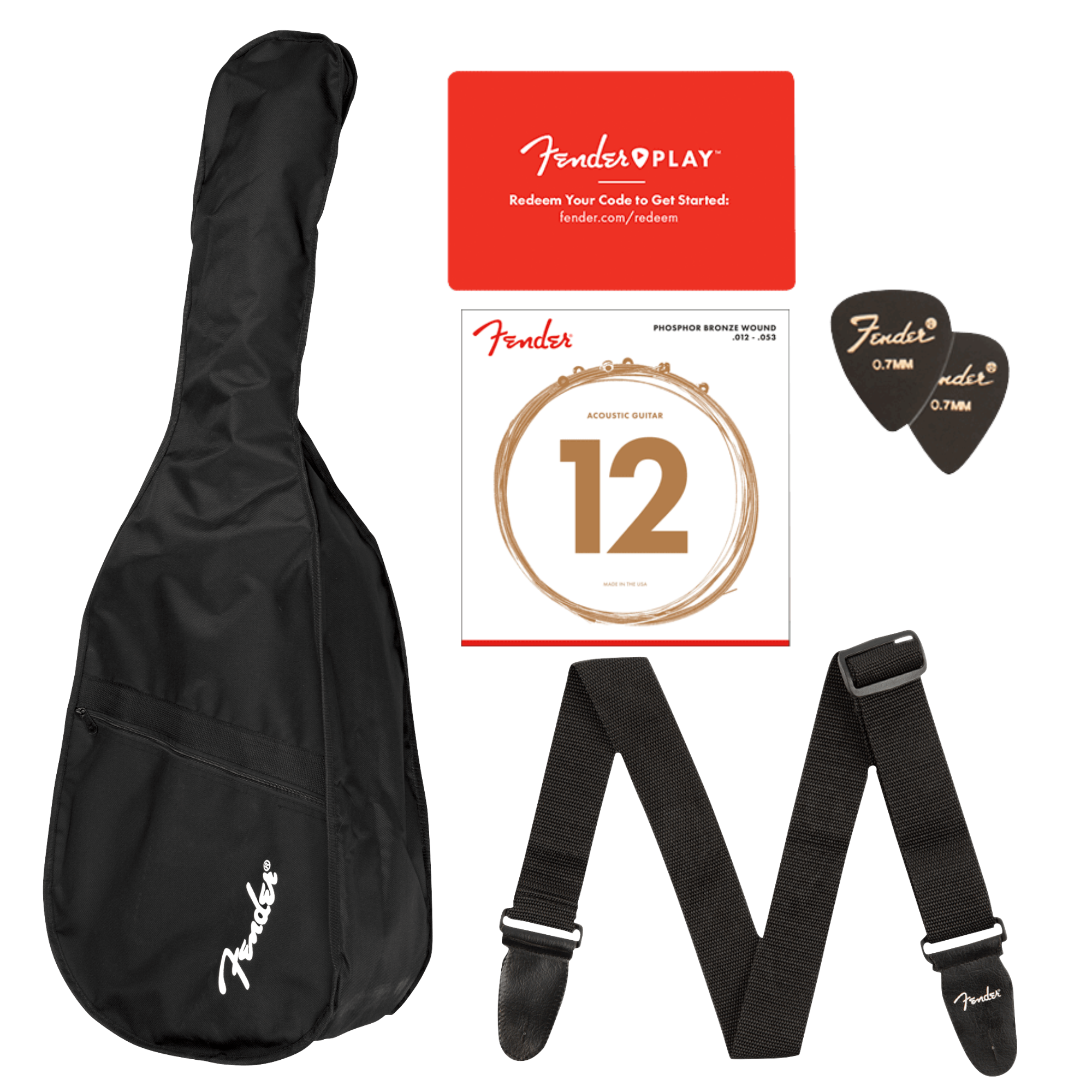 Fender California Standard Redondo Pack Spruce Top - Natural