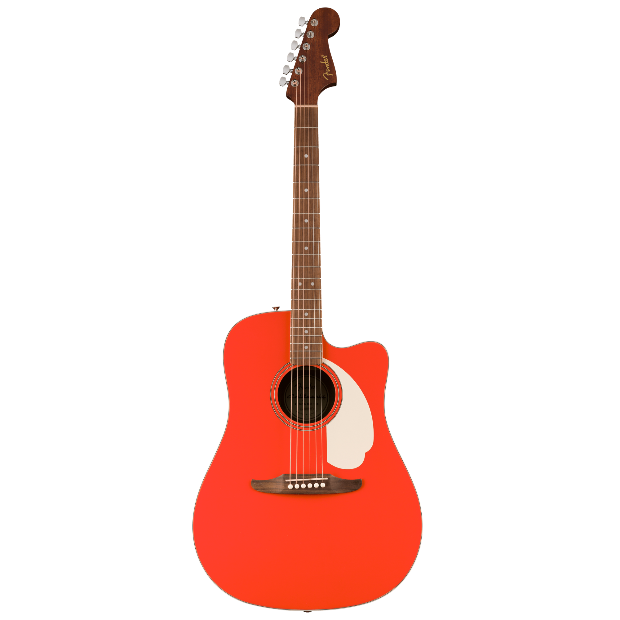 Fender California Standard Redondo CE Spruce Top - Fiesta Red