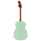 Fender California Standard Monterey acoustic guitar with spruce top and surf green finish, natural wood body and steel strings.