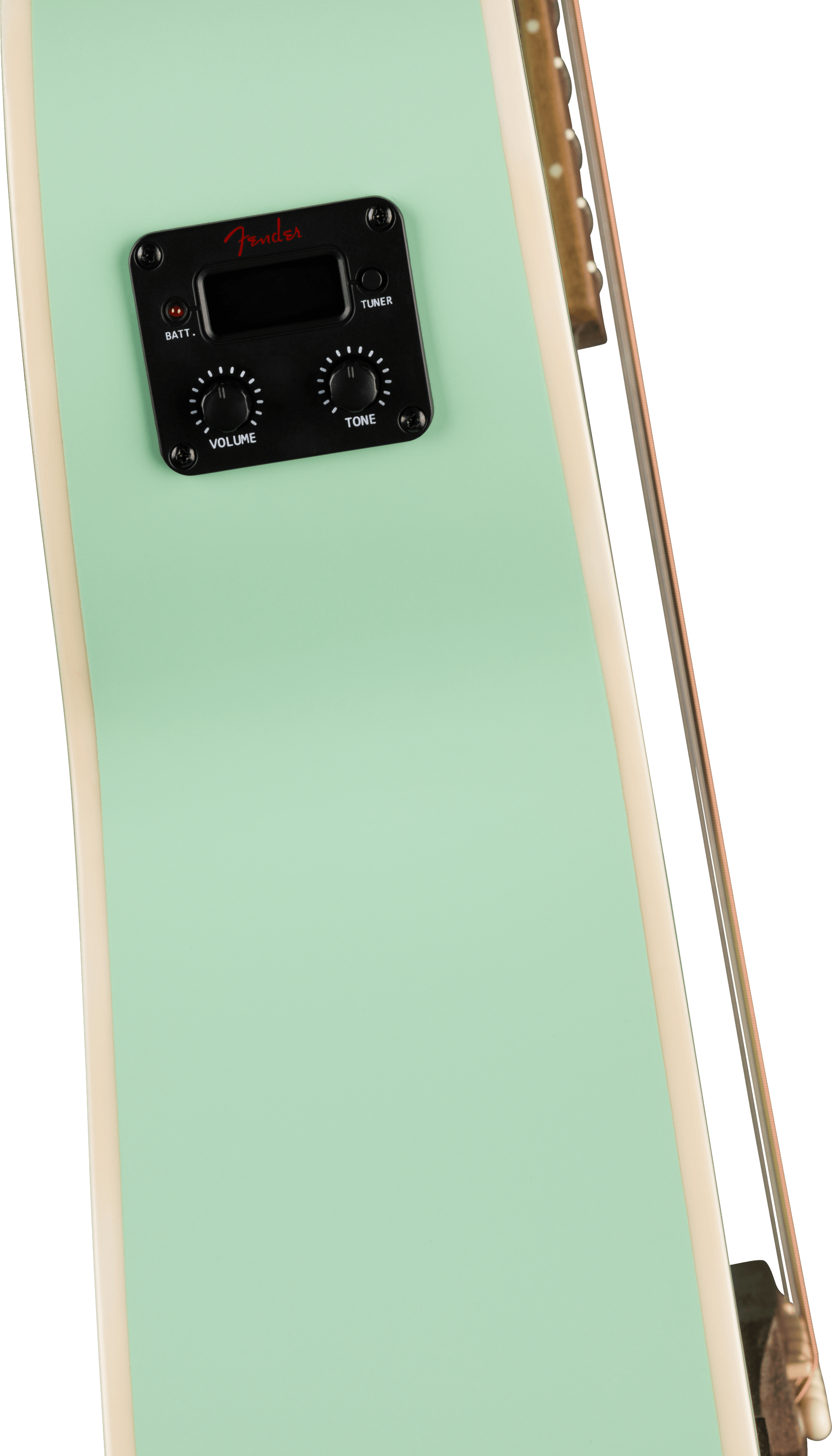 Fender California Standard Monterey E Spruce Top - Surf Green