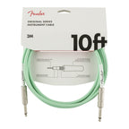Fender Original Series 10' Instrument Cable - Surf Green