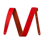 Fender Essentials 2" Leather Strap in Red