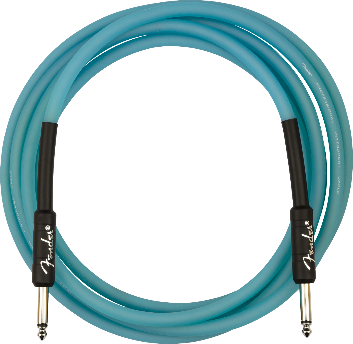 Fender Professional Glow in the Dark Cable - 10ft - Blue