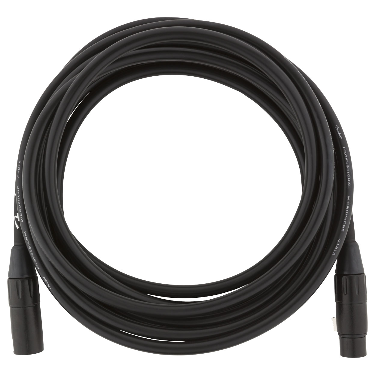 Fender Professional Series 15ft Microphone Cable in Black