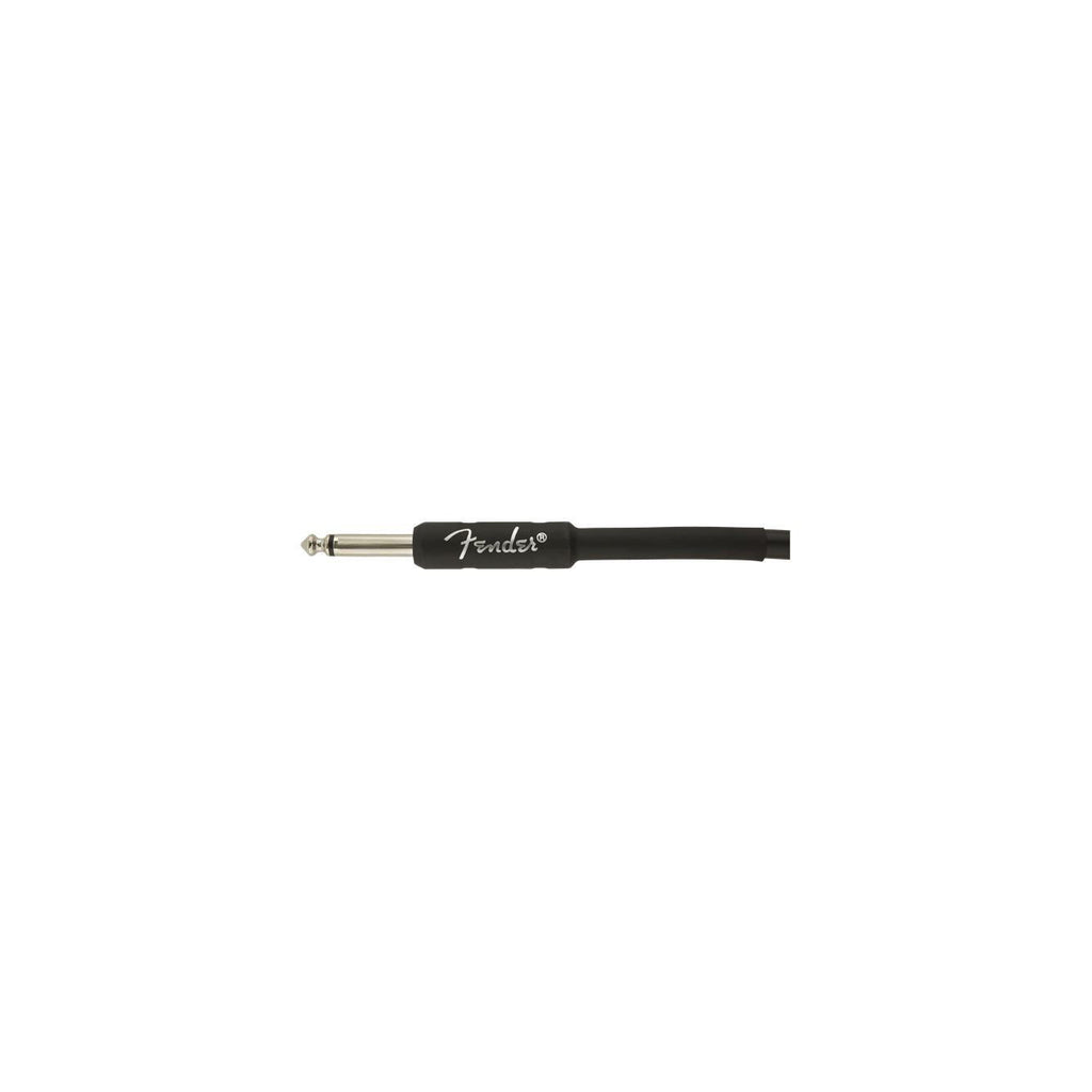 Fender Professional Series 18.6ft Straight/Angle Instrument Guitar Cable in Black