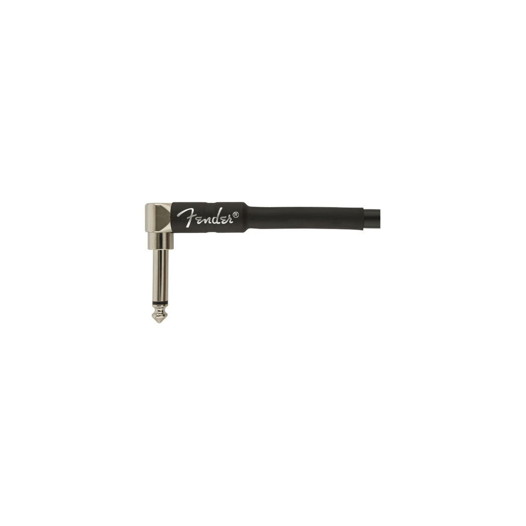 Fender Professional Series 18.6ft Straight/Angle Instrument Guitar Cable in Black